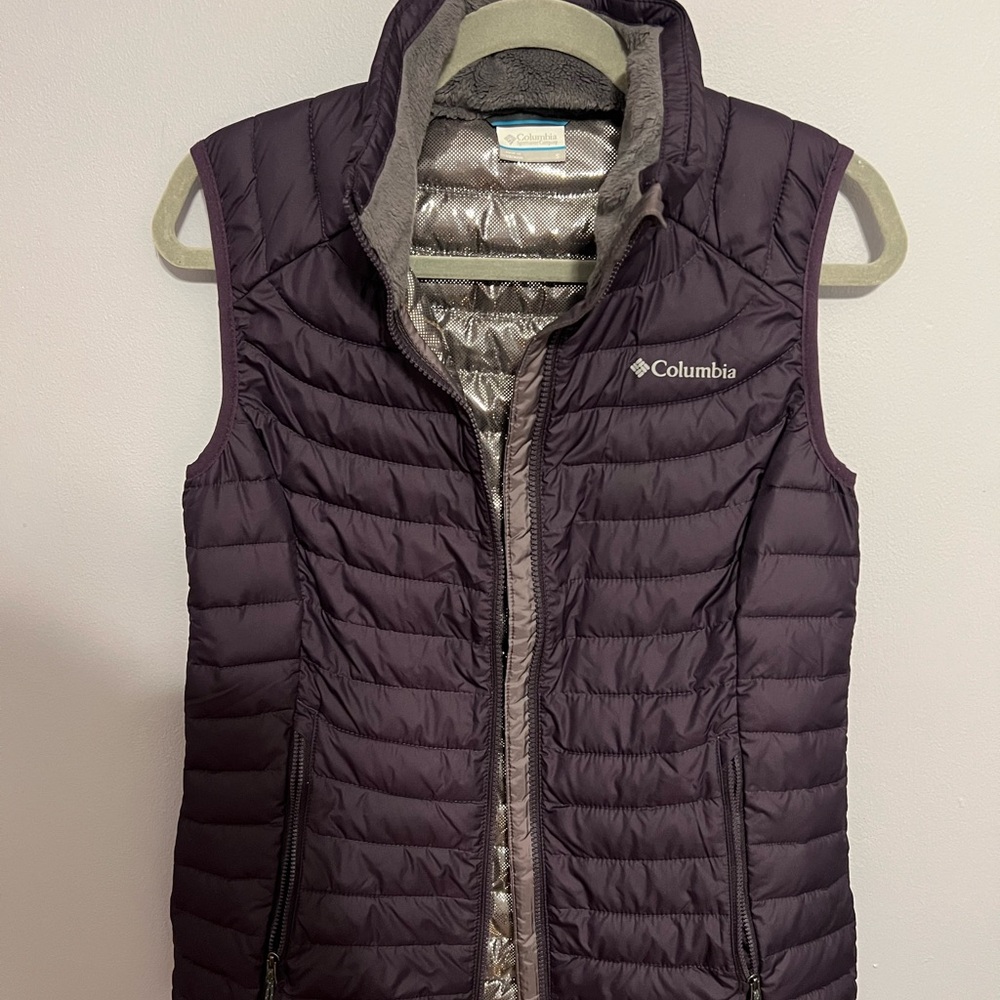 Columbia Dark Purple Quilted Vest